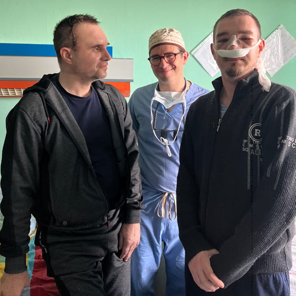 kain brissett medical mission in Ukraine