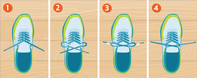 runner's knot: How to Lace Your Running Shoes To Prevent Foot Pain