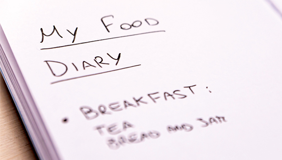 food diary to help control IBS