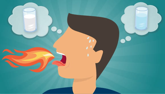 How to Cool Your Mouth Down After Eating Spicy Food | Houston Methodist On  Health