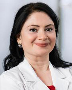 headshot of Bhargavi Patham, MD, PhD  