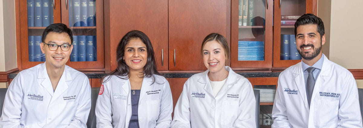 IBD Faculty (Left to Right): Dr. Christopher Fan, Dr. Bincy Abraham, Dr. Kerri Glassner, and Dr. Malcolm Irani