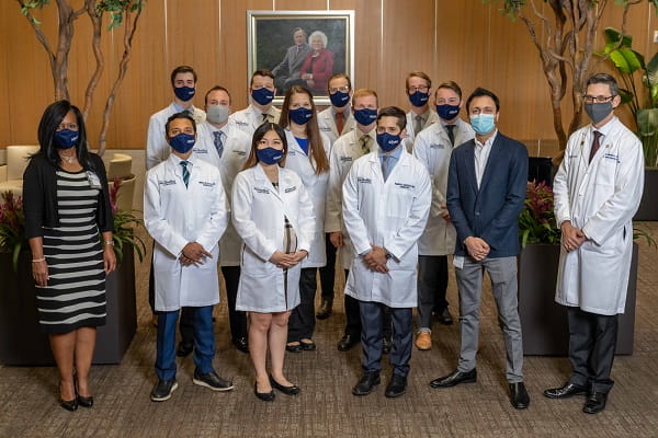 group photograph of Radiology residents. 