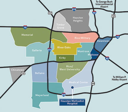 Houston Neighborhood Map