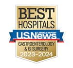 Ranked as Best Hospital for Gastroenterology and GI Surgery by U.S. News and World Reports