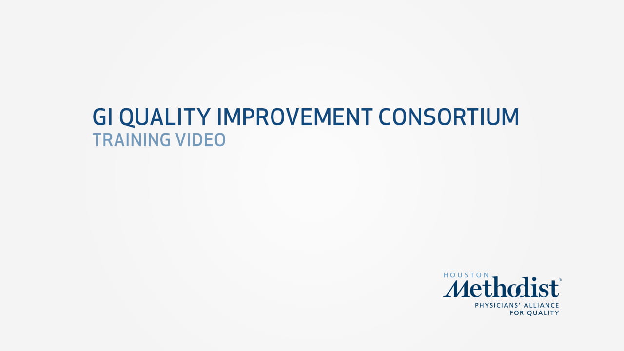 GI Quality Improvement Consortium Training Video