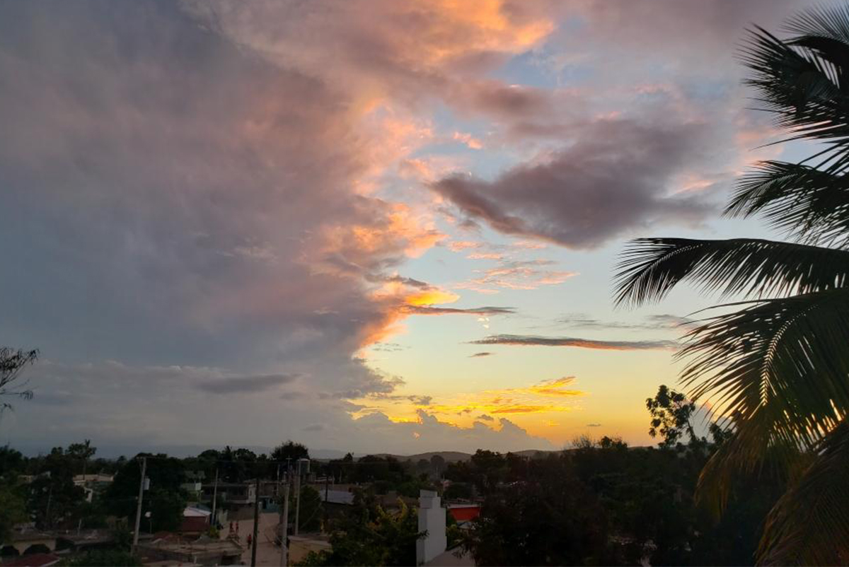 haiti sunset
