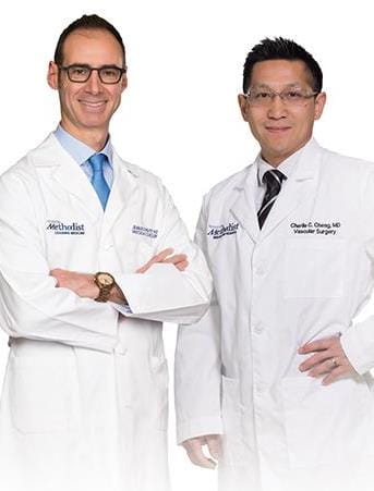 Dr. Jean Bismuth and Dr. Charlie Cheng