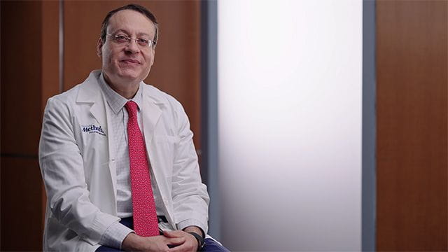 Dr. Sherif Nagueh, medical director of the Echocardiography Laboratory at Houston Methodist
