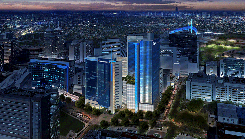 Houston Methodist skyline